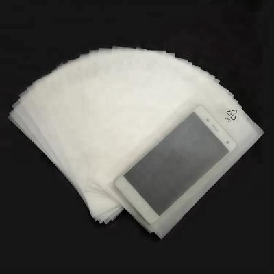 China Barrier Accessories Packaging Frosted Plastic CPE Bag For Mobile Phone for sale