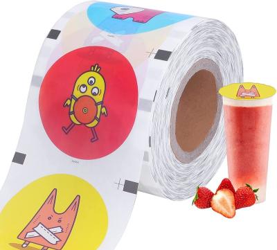 China Cup Sealer Moisture Proof Film Roll For Bubble Tea Sealing Film For Boba Tea Cup 90mm/95mm Plastic Or Paper Cup for sale