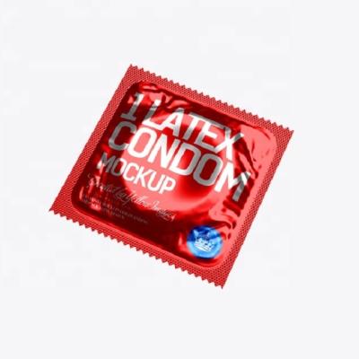 China Moisture Proof Plastic Foil Material Custom Condom Packaging With Printing for sale