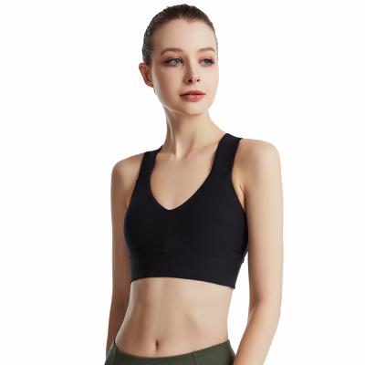 China High Impact Fitness Yoga Bra Sports Women Fitness Crop Top Breathable Bra Underwear for sale