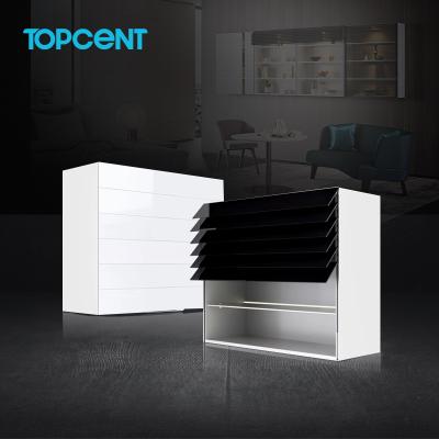 China TOPCENT Modern Touch To Open Lifting Smart Electric Kitchen Rolling Shutter Door for sale