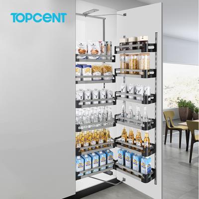 China Topcent Modern Large Buffet Storage Unit Pull Out Tandem Galley Basket for sale