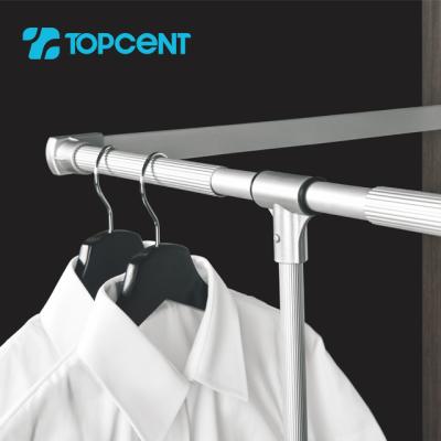 China Cosing Topcent Soft Metal Wardrobe Hardware Closet Hanger ACK Lower Wardrobe Lift Pull Down Closet Rod for sale