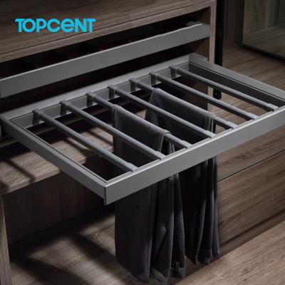 China Topcent New Design Modern Wardrobe Accessories Closet Pants Rack Hangers For Trousers Clothes for sale