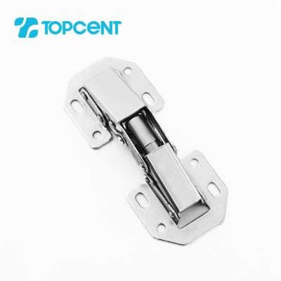 China Topcent Modern Kitchen Hardware Nickel 90 Degree Locking Small Soft Close Spring Hinge for sale