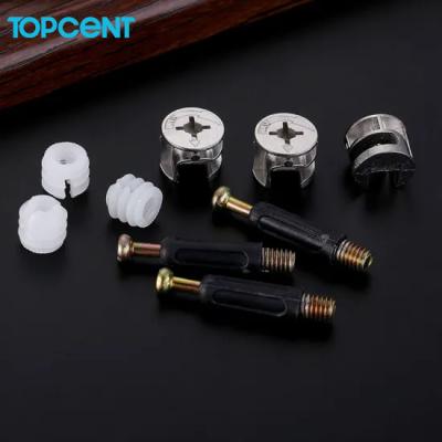 China Topcent Modern Furniture Small Offset Cam Bolt Furniture Minifix Connecting Panel Connector for sale