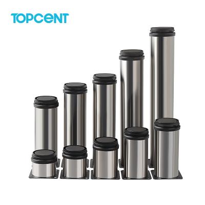 China Topcent Furniture Modern Furniture Table Fittings Couch Table Leg Furniture Stainless Steel Sofa Leg for sale