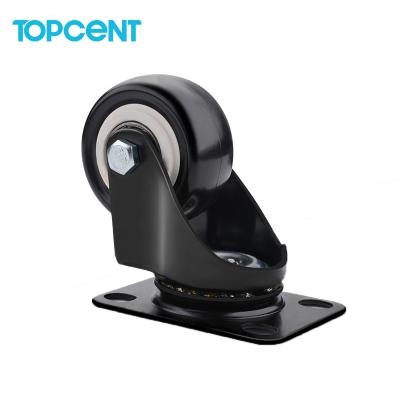 China TOPCENT Modern Lightweight Small Steel Ball Swivel Caster Wheel Ball Furniture Parts 1.5/2/2.5/3 Inch Ball Caster Wheels for sale