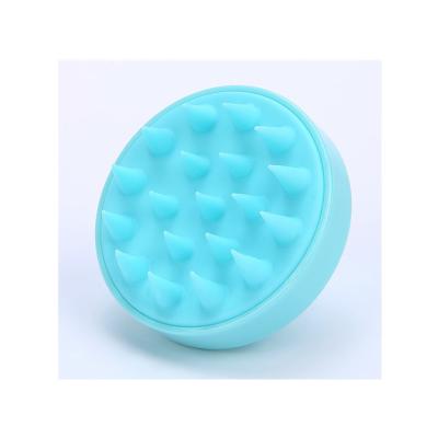 China Factory New Main Popular Silicone Detangling Hair Brush With Handle Masajeador De Cuero Cabelludo Silecone Head Body Scalp Massage for sale