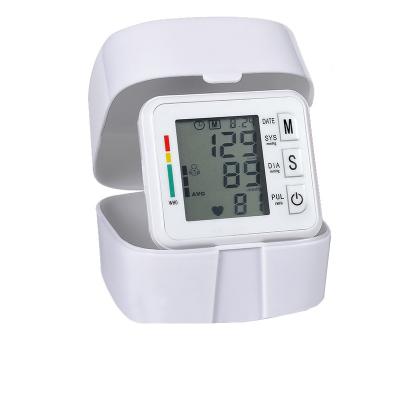 China Automatic Electric Blood Pressure Check Health Care Wrist Blood Pressure Monitor Digital LCD Wrist Cuff Blood Pressure Meter Gaugepressure Measurement for sale