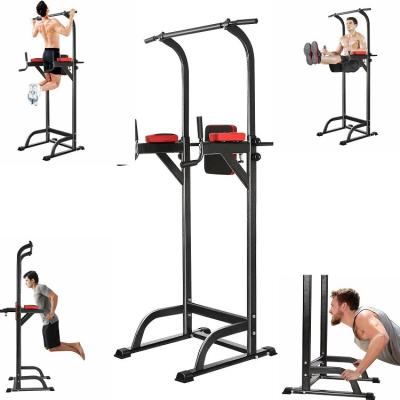 China Home Use ZYFIT Multi Station For Home Office Gym Pull Up Bar Pull Up Power Tower Dip Station for sale