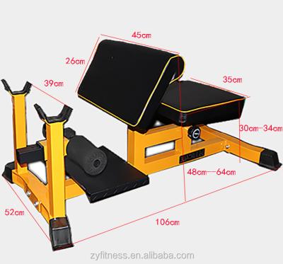 China Indoor Foldable Bench Hot Sale Gym Fitness Equipment Gym Fitness Equipment ZYFIT Horizontal Bar Machine Weightlifting for sale