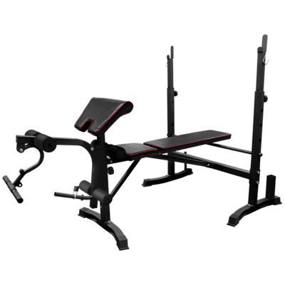 China ZYFIT 4 Multifunctional Adjustable Weight Bench Fitness Equipment Weight Lifting Level Press Bench for sale