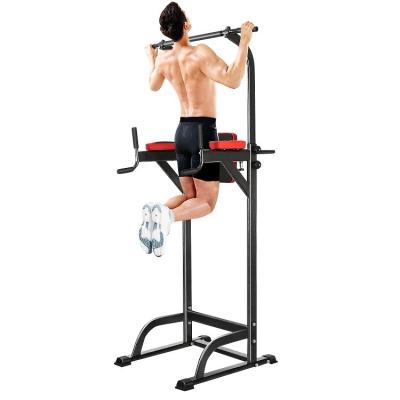 China Home Gym ZYFIT Chin Up Power Tower Rack Pull Up Support Bar Leg Raise Home Gym Workout Weight for sale