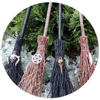 China Mini Witch Broom Mini Witch Broom, Tiny Wiccan Altar Broom for sale