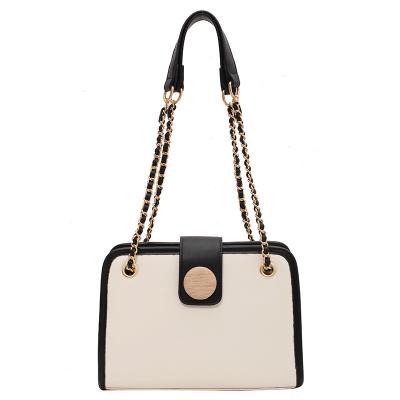 China 2021 New Summer Luxury Simple Women's Bag Fashion Portable Cross-body Armpit Chain Bag for sale