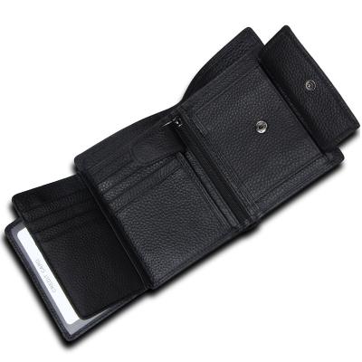 China Fashion Anti-theft New Style Multifunctional Card Holder Men's Genuine Leather Wallet for sale