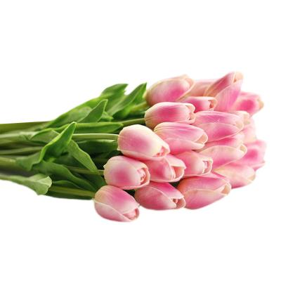 China Traditional Colorful Pu Wedding Tulip Artificial Flower for sale