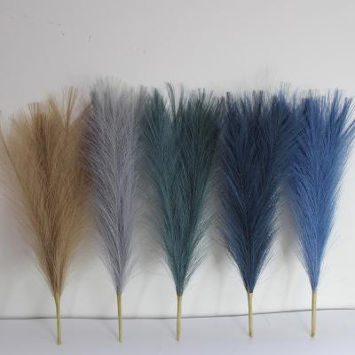 China Popularnatural Artificial Flower Touch Natural Plant Small Fake Pampas Grass Drop Shipping For Home Decoration for sale