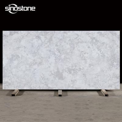 China Wholesale Factory Price Durable Gray Color Low Silicon Concrete Series China Supplier Artificial Quartz Slab Tiles Stone For Count for sale