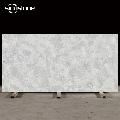 China China Supplier Factory Price Durable Modern Finish Low-Silicon Gray Color Concrete Series Low-Silicon Quartz Slab Artificial Stone For Sink Kitchen for sale