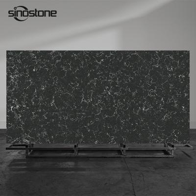 China Durable Support Customized Engineered Carrara Stone Stones White Marble Quartz White Marble Slab For Kitchentop Countertop for sale