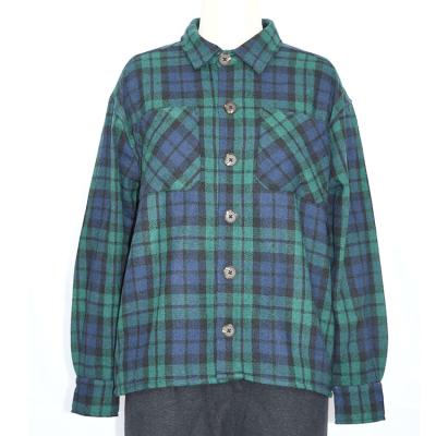 China NEW DEVELOPED UNISEX HEAVY DUTY BREATHABLE FLANNEL PLAID JACKET for sale