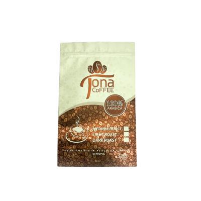 China Batch Recyclable Customization Plastic Zipper Sealed Coffee Packing Bags for sale