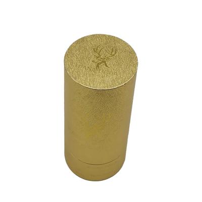 China Gift & Craft New Arrival Small And Exquisite Good Toughness Cylindrical Tea Recyclable Paper Box for sale