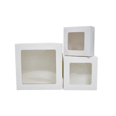 China Gift & Craft Price Exquisite Plastic Boxes Transparent High End Cake Box And Cheap Strong Beautiful for sale