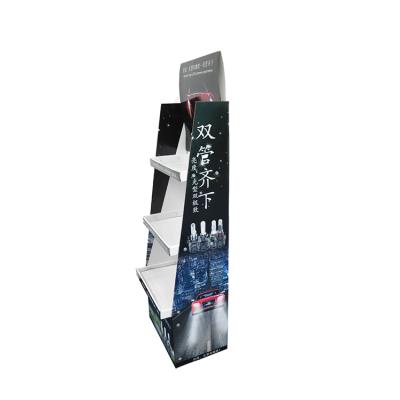 China Deploying High End Recyclable Retail Shoe Shelf Goods Factory Sales Fashion Paper Display Stand for sale