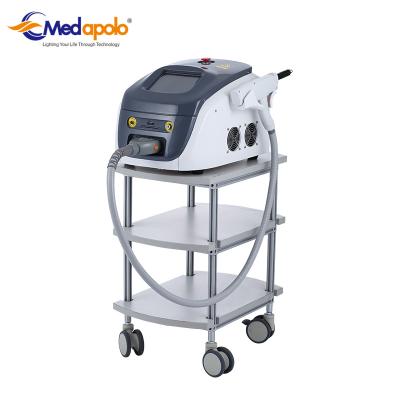 China Portable Q-switched Q-switched pigment removal nanometer 532nm ND yag laser tattoo removal machine 1064 for sale