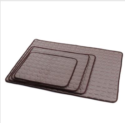 China Slim Anti Dust Mite Pet Cooling Mat Cool Pad Comfortable Cushion Bed Cover For Dog Cat Puppy for sale