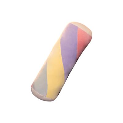 China Rainbow Color Pregnant Women Dedicated Cute Multifunctional Soft Anti Dust Mite Alleviate Fatigue Cylindrical Shape Pillow for sale