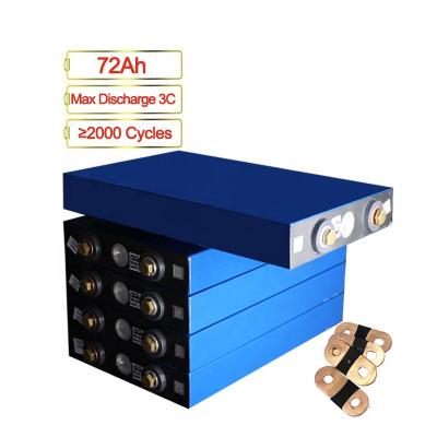 China Solar System And Wind Power Deep Cycle 72Ah Lifepo4 CALB 3C Battery for sale