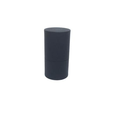 China Custom Fancy Gift Box Round Black Cardboard Tube Fancy Paper Box With EVA Insert For Cosmetic Bottle Packaging for sale