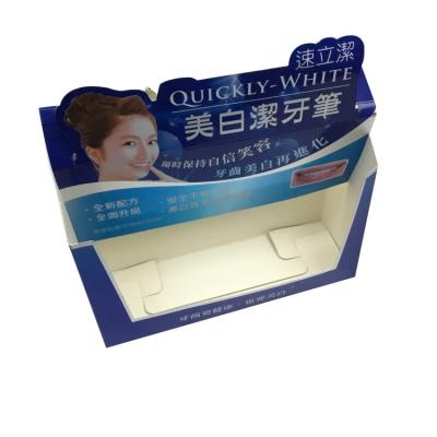 China Wholesale disposable paper pdq palette display box for toothpaste paper box for sale