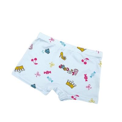 China Owholesale Breathable Korean Organic Cotton Child Girl Underwear Eco Friendly Seamless Type Set Unisex Boxer for sale