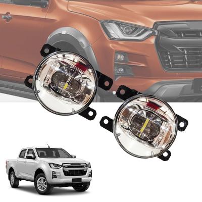 China PC+ABS+LED GELING auto lighting system car fog lamp led assembly car fog light for D-MAX2020 for sale