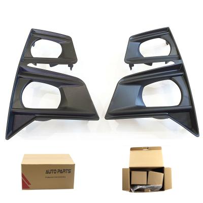 China Pavement Safety GELING Popular Automotive Part 4*4 DOT Black Mat Fog Light Frame For ISUZU DMAX Pickup 2020 for sale