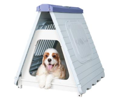 China Breathable Foldable Plastic Large Dog Pet House Cat Carrier Indoor Outdoor Dog Kennel for sale