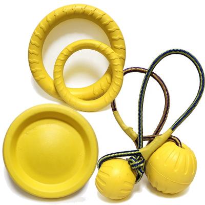 China Durable EVA Dog Pet Chew Toy Ball Sport Training Ring for sale