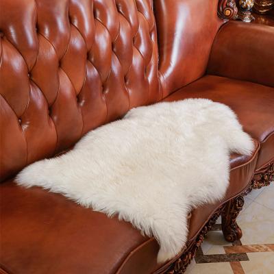 China Wholesale Washable 100% Genuine Australia Sheepskin Blanket Lamb Blanket Used For Home Decorative for sale