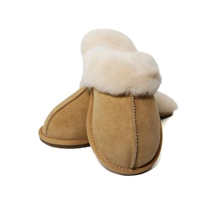 China Fashion Trend China Wholesale Winter Slippers Warm Sheepskin Slippers for sale