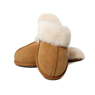 China China Fashion Trend Slippers Wholesale Warm Sheepskin Slippers Winter Hairy Slippers for Women and Men for sale