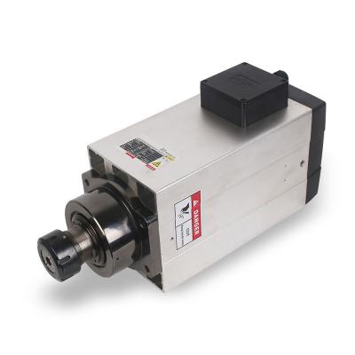 China Latest New Model 12kw 12000 rpm ER40 380V 400 Hz China Hot Selling China CNC Router Square Spindle Milling Motor for sale