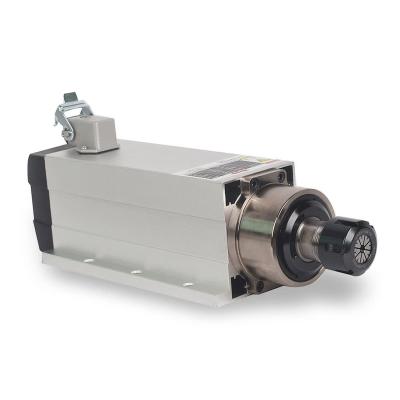 China Factory supply high power 3.5kw ER25 18000rpm cnc router square direct air cooled spindle motor milling spindle for milling machine for sale