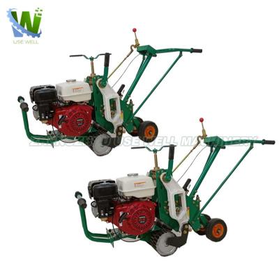 China Box Hand Push Field Lawn Mower Grass Cutter Machine Gasoline Grass Shoveling Cutting Machine For Sale for sale