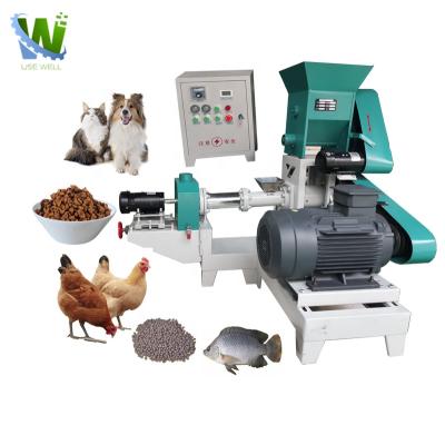 China Floating Animal Aquatic Fish Feed Pellet Machine Tilapia Fish Feed Pellet Machine Chicken Cat Dog Cat Dog Fish Feed Pellet Making Machine for sale