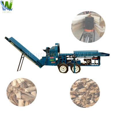 China Cheap Kinetic Log Splitter 25 Ton 34 Ton Log Cutter And Splitter Hydraulic Fast Kinetic Screw Wood Machine for sale